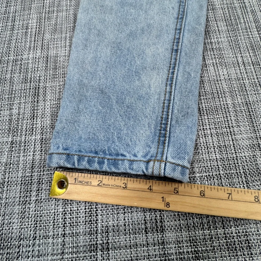 Levi's 505 Men's Jeans 33x34 Regular Fit Straight Leg Light Wash Stretch Denim